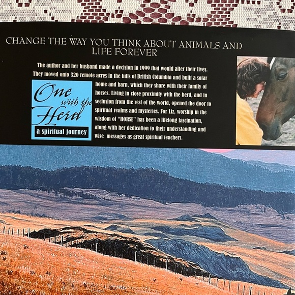 One with the Herd: A Spiritual Journey Book signed by Liz Mitten Ryan. Horses - Picture 12 of 13